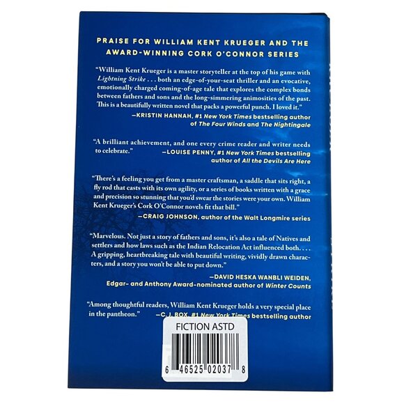Lightning Strike William Kent Krueger Hardcover Mystery Cork O’Connor Series 18 - Picture 6 of 6